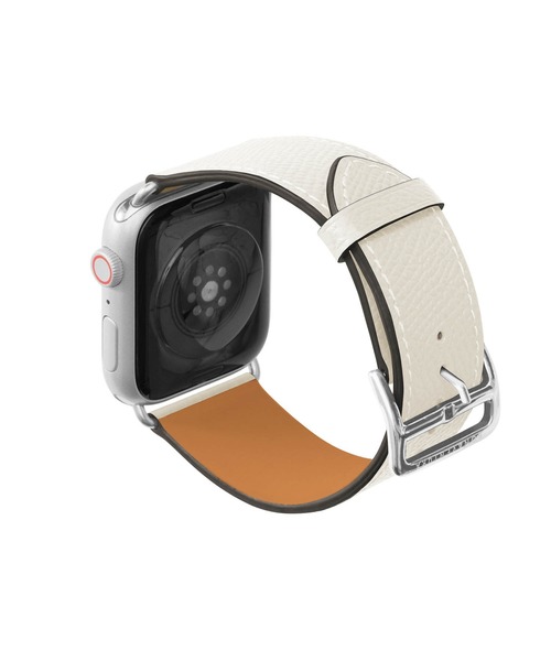 BONAVENTURA（ボナベンチュラ）の「ノービレ Apple Watch レザーバンド【44mm/45mm/46mm/49mm, M/Lサイズ】 (アダプター：シルバー)（デジタル腕時計・レディース・ベージュ系その他/ブラック/ライトピンク/ブラウン/ブルー系その他/ホワイト/ネイビー/チャコールグレー・FREE）」の9枚目の写真