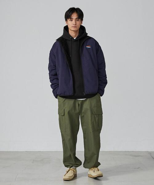 coen(コーエン)の「<Parknik>リバーシブルナイロンボアブルゾン(ブルゾン・メンズ・ネイビー/ブラック/オリーブ・XL/L/M/S)」の21枚目の写真