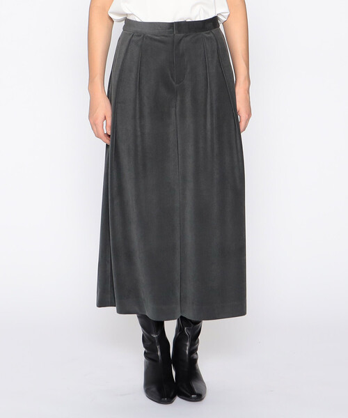 COMME CA ISM（コムサイズム）の「ベロアコーデュロイジャージー　ガウチョパンツ（その他パンツ・レディース・チャコール/ネイビー/ベージュ・SMALL/MEDIUM/LARGE）」の11枚目の写真