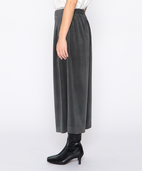 COMME CA ISM（コムサイズム）の「ベロアコーデュロイジャージー　ガウチョパンツ（その他パンツ・レディース・チャコール/ネイビー/ベージュ・SMALL/MEDIUM/LARGE）」の12枚目の写真
