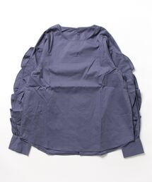 ブロードフリルスリーブブラウス