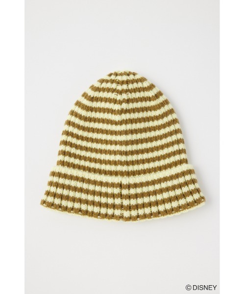 Disney SERIES CREATED by MUS（ディズニーシリーズクリエイテッドバイエムユーエス）の「MD STRIPED KNIT キャップ（ニットキャップ/ビーニー・レディース・イエロー/オレンジ・FREE）」の9枚目の写真