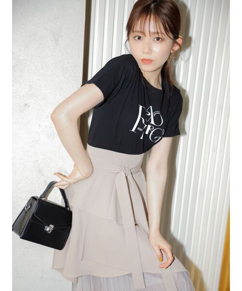 新品タグ付き⭐︎dazzlin アシメティアードプリーツスカート dazzlin スカート アシメティアードプリーツスカート : ZOZOTOWN