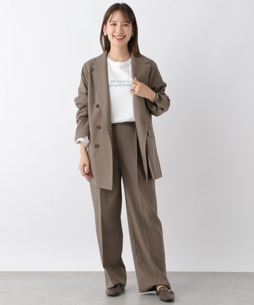 LEPSIM（レプシィム）の「TRダブルオーバージャケット　183968（その他アウター・レディース・キャメル/グレー・FREE）」の7枚目の写真