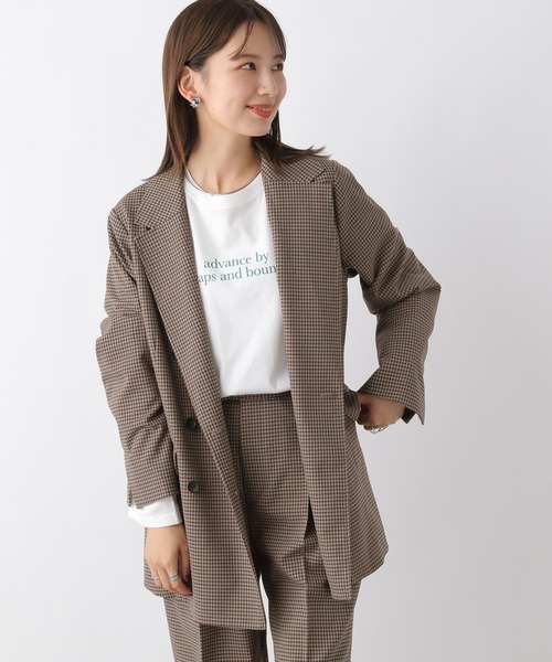 LEPSIM（レプシィム）の「TRダブルオーバージャケット　183968（その他アウター・レディース・キャメル/グレー・FREE）」の10枚目の写真