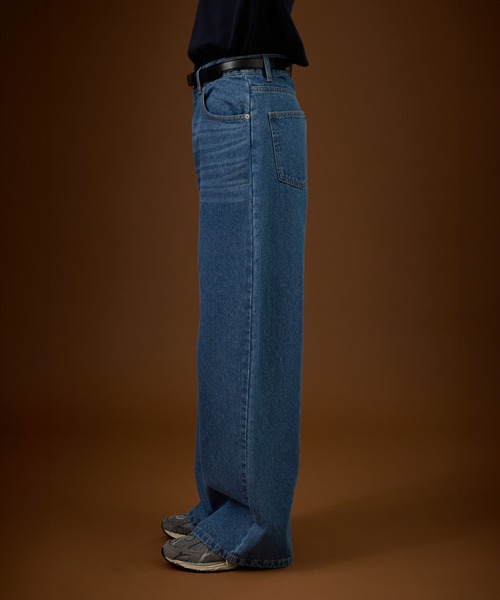 DISPATCHER NO.8（ディスパッチャーナンバーエイト）の「<サイズ展開あり>DNM BUGGY PANTS（デニムパンツ・レディース・インディゴブルー/ライトインディゴブルー・S/M/L）」の22枚目の写真