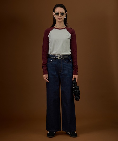 DISPATCHER NO.8（ディスパッチャーナンバーエイト）の「<サイズ展開あり>DNM BUGGY PANTS（デニムパンツ・レディース・インディゴブルー/ライトインディゴブルー・S/M/L）」の6枚目の写真