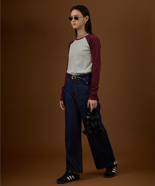 DISPATCHER NO.8（ディスパッチャーナンバーエイト）の「<サイズ展開あり>DNM BUGGY PANTS（デニムパンツ・レディース・インディゴブルー/ライトインディゴブルー・S/M/L）」の7枚目の写真