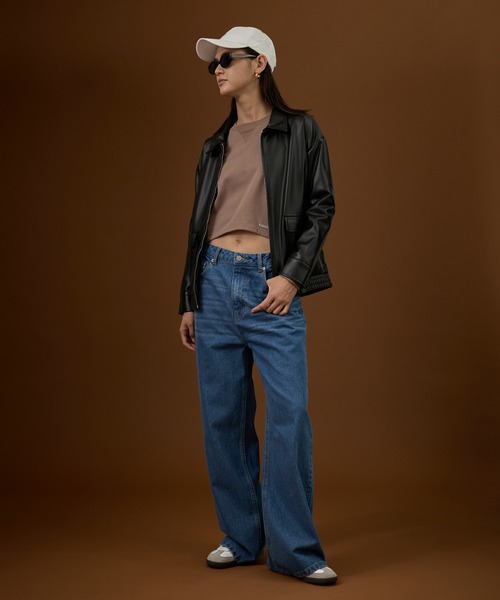 DISPATCHER NO.8（ディスパッチャーナンバーエイト）の「<サイズ展開あり>DNM BUGGY PANTS（デニムパンツ・レディース・インディゴブルー/ライトインディゴブルー・S/M/L）」の12枚目の写真