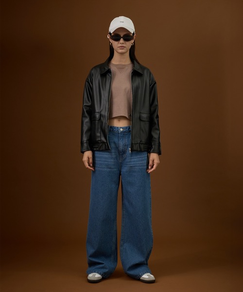 DISPATCHER NO.8（ディスパッチャーナンバーエイト）の「<サイズ展開あり>DNM BUGGY PANTS（デニムパンツ・レディース・インディゴブルー/ライトインディゴブルー・S/M/L）」の13枚目の写真