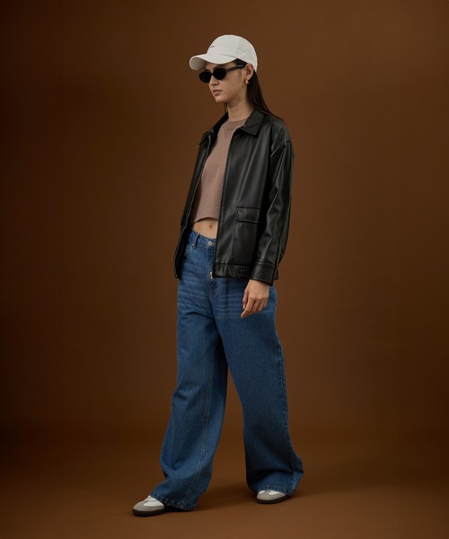 DISPATCHER NO.8（ディスパッチャーナンバーエイト）の「<サイズ展開あり>DNM BUGGY PANTS（デニムパンツ・レディース・インディゴブルー/ライトインディゴブルー・S/M/L）」の14枚目の写真