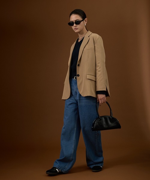 DISPATCHER NO.8（ディスパッチャーナンバーエイト）の「<サイズ展開あり>DNM BUGGY PANTS（デニムパンツ・レディース・インディゴブルー/ライトインディゴブルー・S/M/L）」の16枚目の写真