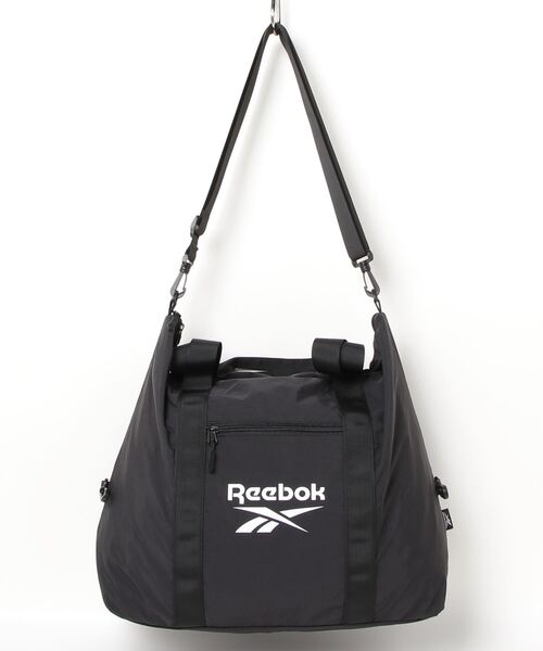 Reebok(リーボック)の「Reebok/リーボック ナイロンワッシャー2WAYジムバッグ(ショルダーバッグ・メンズ・ブラック/グレー・FREE)」の2枚目の写真