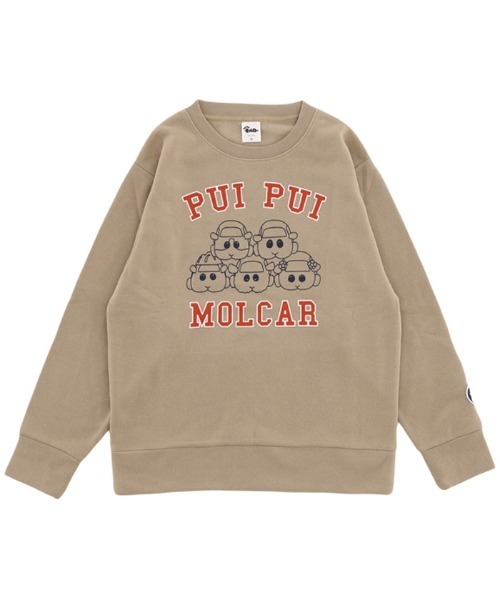 RUGGEDWORKS(ラゲッドワークス)の「【完売】《PUI PUI モルカー》 トレーナー スウェット 裏起毛(スウェット・レディース・チャコール/ベージュ/グレー・L/M/LL)」の3枚目の写真