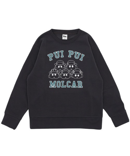 RUGGEDWORKS(ラゲッドワークス)の「【完売】《PUI PUI モルカー》 トレーナー スウェット 裏起毛(スウェット・レディース・チャコール/ベージュ/グレー・L/M/LL)」の2枚目の写真