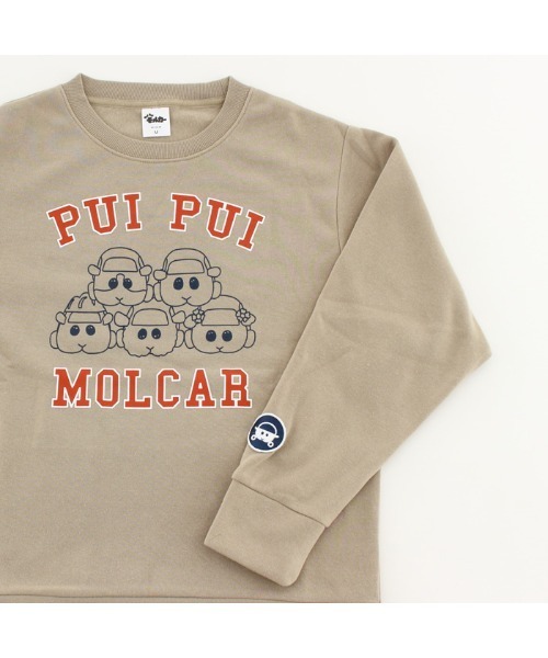 RUGGEDWORKS(ラゲッドワークス)の「【完売】《PUI PUI モルカー》 トレーナー スウェット 裏起毛(スウェット・レディース・チャコール/ベージュ/グレー・L/M/LL)」の6枚目の写真