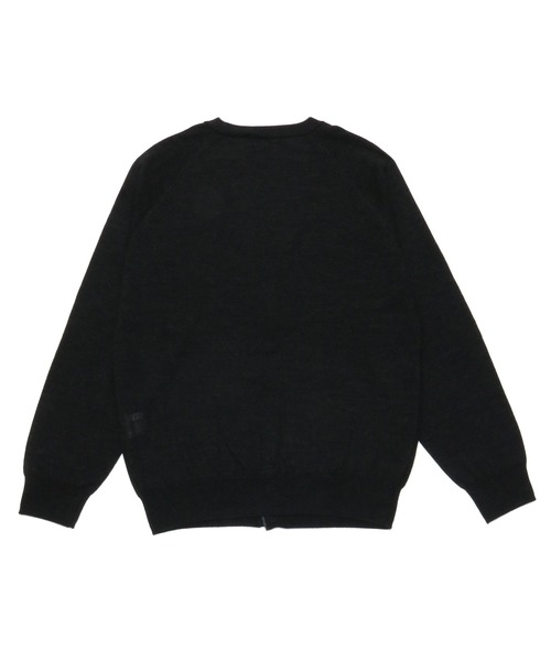 TOKYO SHIRTS（トウキョウシャツ）の「ベーシック ラグランニットカーディガン（カーディガン/ボレロ・メンズ・ブラック/ネイビー・M/L/LL）」の3枚目の写真