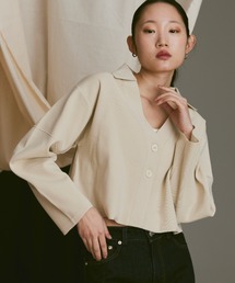 skipper cocoon knit/スキッパーコクーンニット