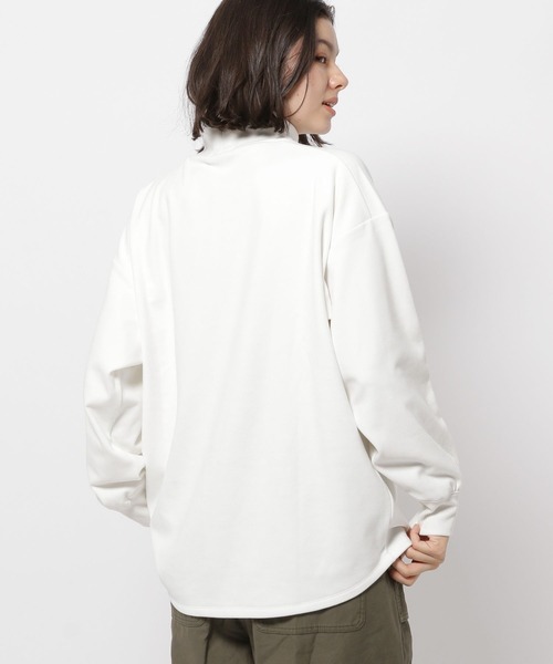 niko and...（ニコアンド）の「起毛スムースタートルプルオーバー（その他トップス・レディース・アイボリー/オフホワイト/ブラック・MEDIUM/LARGE）」の6枚目の写真