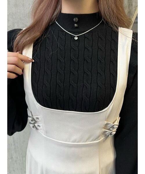 EATME(イートミー)の「ビジューネックレス(ネックレス・レディース・シルバー・FREE)」の3枚目の写真