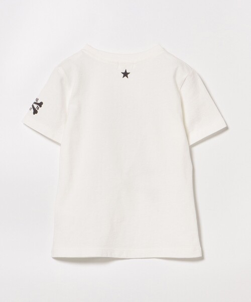 BEAMS mini（ビームスミニ）の「BEAMS mini / スカル フロッキー Tシャツ 24SS（90～150cm）（Tシャツ/カットソー・キッズ・チャコールグレー/オフホワイト・90/150/140/130/100/110/120）」の5枚目の写真