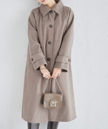 tocco closet | ２ＷＡＹアレンジカラーラグランオーバーサイズコート(ステンカラーコート)