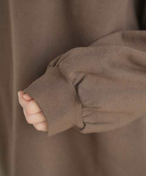 moulis'(ムーリス)の「刺繍オーバーサイズくまスウェット(Tシャツ/カットソー・レディース・ベージュ/ブラウン/ホワイト・LL~3L/M-L)」の21枚目の写真
