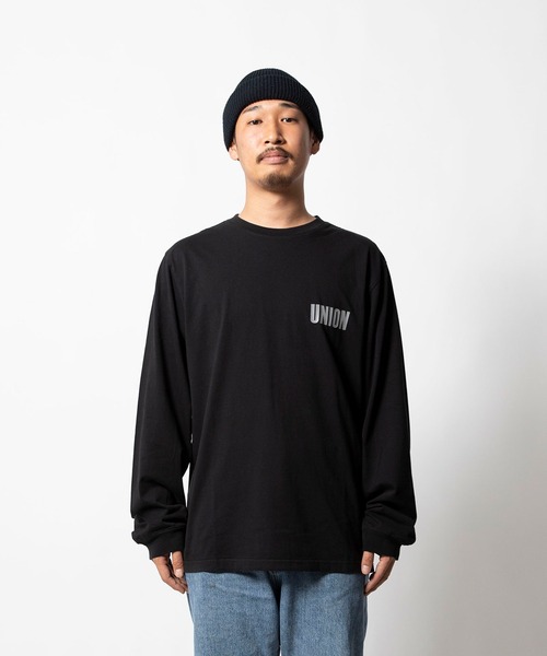 UNION(UNION TOKYO)(ユニオン)の「UNION TOKYO CITY TO CITY L/S TEE ユニオントーキョー Tシャツ ロンT(Tシャツ/カットソー・メンズ・ブラック/オフホワイト・MEDIUM/X-LARGE/LARGE/XX-LARGE/SMALL)」の3枚目の写真