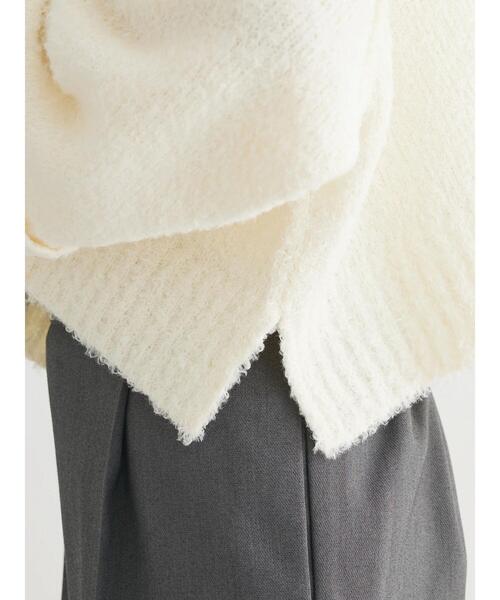 Petit fleur（プチフルール）の「・Petit　Fleur　ブークレワイドニット（ニット/セーター・レディース・ブルー/グリーン/オフホワイト/モカ・FREE）」の15枚目の写真