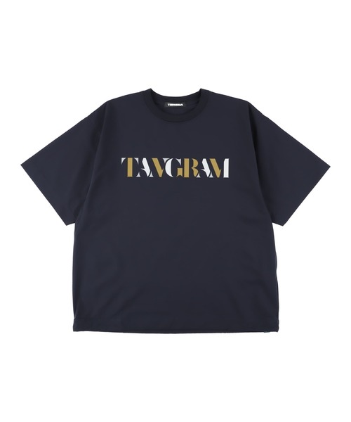 TANGRAM タングラム　セットアップ　ゴルフ　ロゴ　プリント　ブラック　M TANGRAM タングラム セットアップ ゴルフ ロゴ プリント