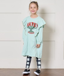 Life Support Products | 【COTTON from U.S.A】長袖ラッフルワンピース（90～150cm）(ワンピース)