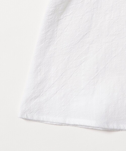 BEAMS mini(ビームスミニ)の「BEAMS mini / 刺繍 フレアスリーブ セットアップ 24SS(90~150cm)(シャツ/ブラウス・キッズ・オフホワイト/レッド系その他2・100/150/140/130/120/110/90)」の14枚目の写真