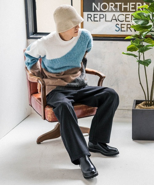 niko and...（ニコアンド）の「アソートニットバケットハット（ハット・メンズ・ブラック/ホワイト/オフホワイト・FREE）」の5枚目の写真