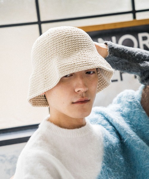 niko and...（ニコアンド）の「アソートニットバケットハット（ハット・メンズ・ブラック/ホワイト/オフホワイト・FREE）」の7枚目の写真