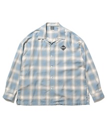 Bristol ネイビー Lサイズ シャツ F.C.Real Bristol（エフシーレアルブリストル）の「BIG LOGO L/S