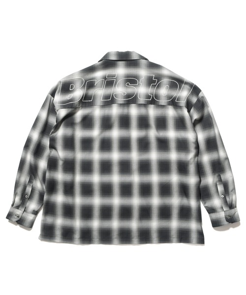 希少　Bristol ホワイト長袖シャツ ビッグロゴ　Lサイズ F.C.Real Bristol（エフシーレアルブリストル）の「BIG LOGO L/S