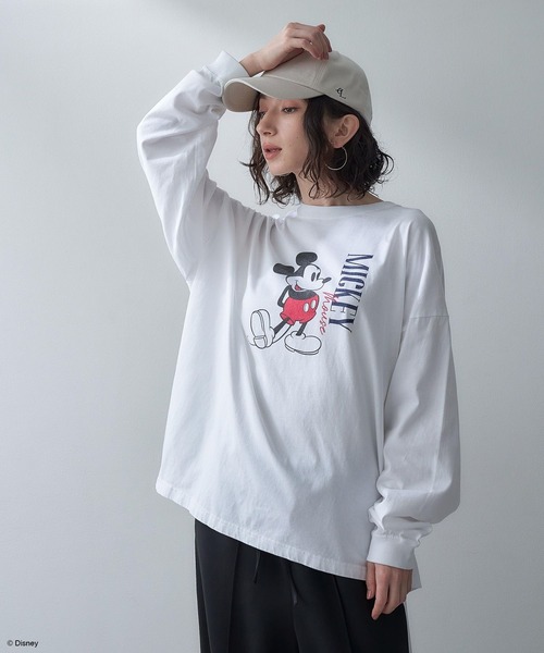 eL】Mickey / TeeLS/989158（Tシャツ/カットソー）｜eL（エル