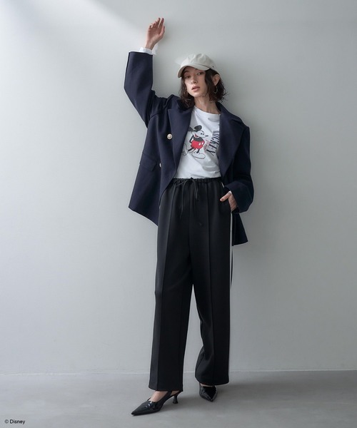 eL】Mickey / TeeLS/989158(Tシャツ/カットソー)|eL(エル eL】Mickey / TeeLS/989158(Tシャツ/カットソー)|eL(エル