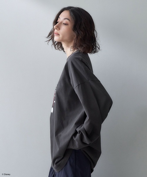 eL】Mickey / TeeLS/989158(Tシャツ/カットソー)|eL(エル eL】Mickey / TeeLS/989158(Tシャツ/カットソー)|eL(エル