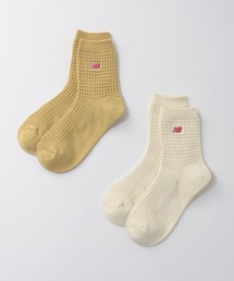 Jines（ジネス）の「【New Balance/ニューバランス】 LAS42132 ワッフルニット アンクル 2Pソックス（ソックス/靴下）」