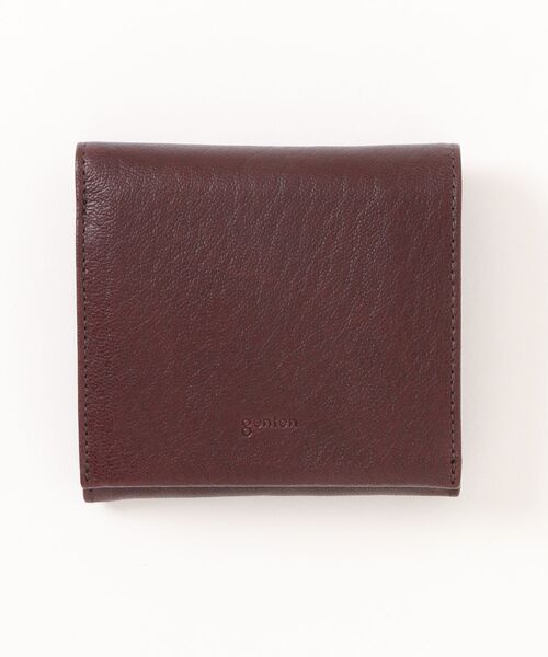 genten（ゲンテン）の「ゴートベーシック 2つ折り財布（財布・レディース・カーキ/ワイン/グレイッシュベージュ/ライトブラウン/ブラウン/ブラック/ダークブラウン/ベージュ・FREE）」の4枚目の写真