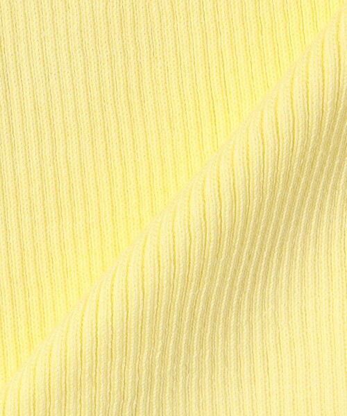 quaranciel(カランシエル)の「quaranciel:〈手洗い可能〉コットン リブ クルーネック ニット(ニット/セーター・レディース・ナチュラル/カーキ/ブラック/イエロー/パープル・ONE SIZE)」の9枚目の写真