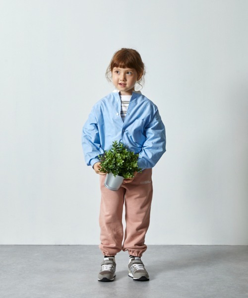 EAST END HIGHLANDERS（イーストエンドハイランダーズ）の「East End Highlanders / バンドカラーシャツ<130-150cm>（シャツ/ブラウス・キッズ・スカイブルー・130/140）」の7枚目の写真