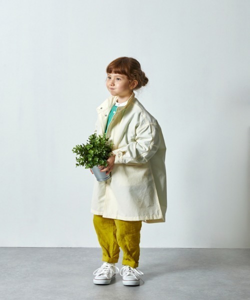 EAST END HIGHLANDERS（イーストエンドハイランダーズ）の「East End Highlanders / バンドカラーシャツ<130-150cm>（シャツ/ブラウス・キッズ・スカイブルー・130/140）」の3枚目の写真