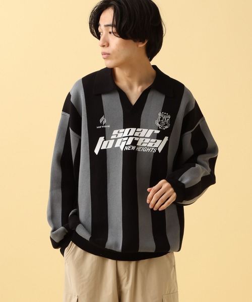 PBLIM(ページボーイリム)の「PBLIM/ニットゲームシャツ(ニット/セーター・レディース・ブラック系その他/グリーン系その他/ブルー系その他・FREE)」の12枚目の写真