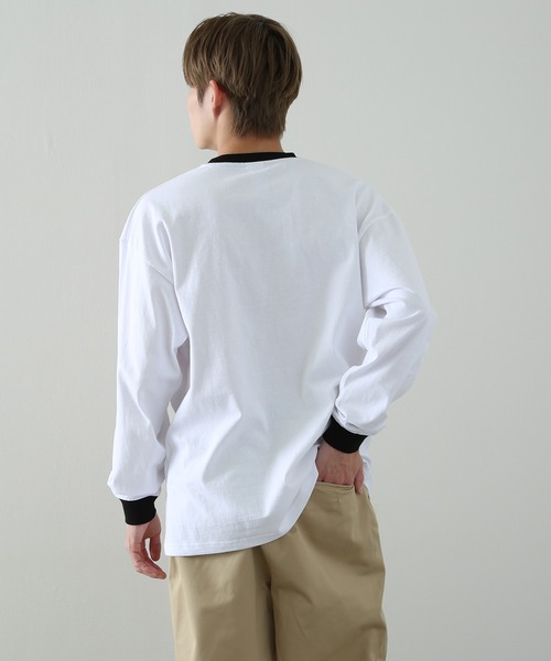 SIDEWAY STANCE(サイドウェイスタンス)の「【SIDEWAY STANCE】プリント 長袖 リンガーTシャツ(Tシャツ/カットソー・メンズ・ブラック/ホワイト系/ホワイト/ブラック系・MEDIUM/LARGE/X-LARGE)」の17枚目の写真