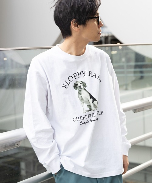 LAKOLE（ラコレ）の「ドッググラフィックロンT / 996234（Tシャツ