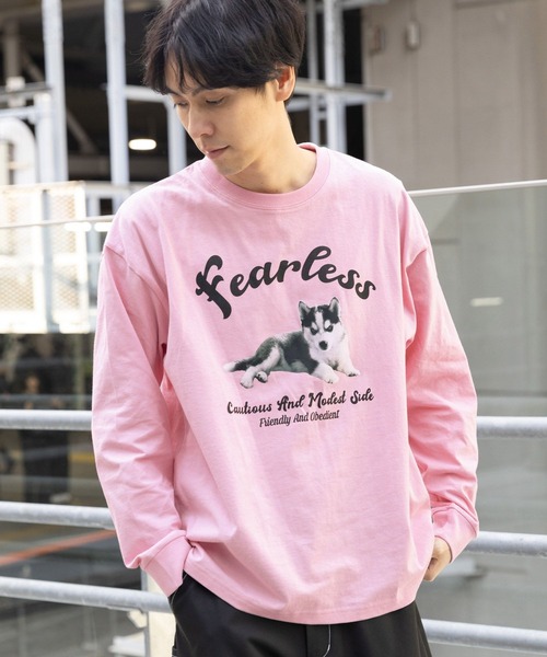 LAKOLE（ラコレ）の「ドッググラフィックロンT / 996234（Tシャツ