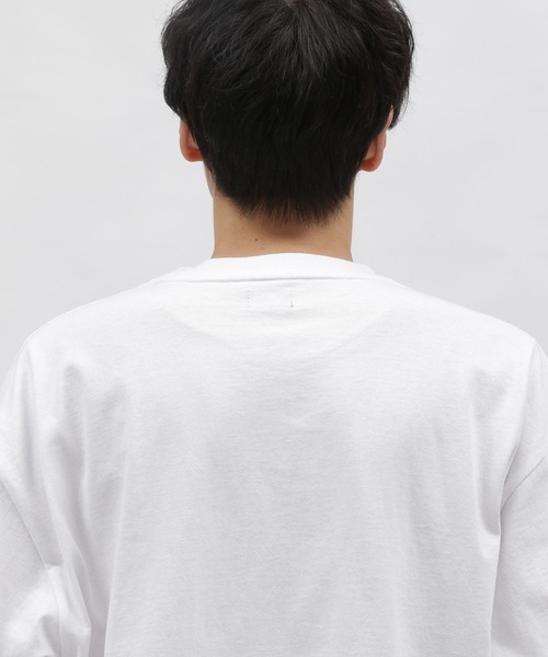 LAKOLE（ラコレ）の「ドッググラフィックロンＴ / 996234（Tシャツ/カットソー・メンズ・ピンク/ホワイト/ネイビー・LARGE/MEDIUM）」の13枚目の写真