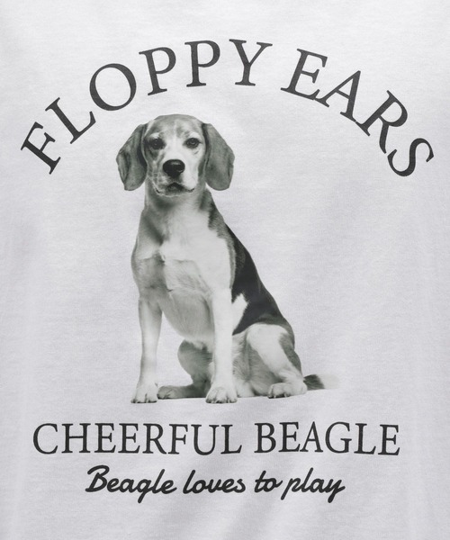 LAKOLE（ラコレ）の「ドッググラフィックロンＴ / 996234（Tシャツ/カットソー・メンズ・ピンク/ホワイト/ネイビー・LARGE/MEDIUM）」の9枚目の写真